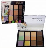 Paleta Corretivo Facial Ruby Rose – 12 Cores